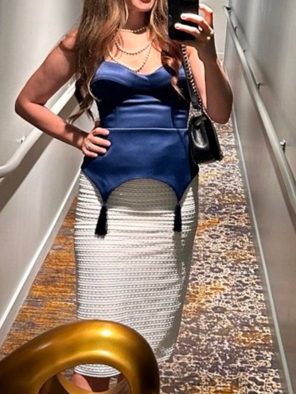 Post Meridiem Set skirt Midi and top Size S